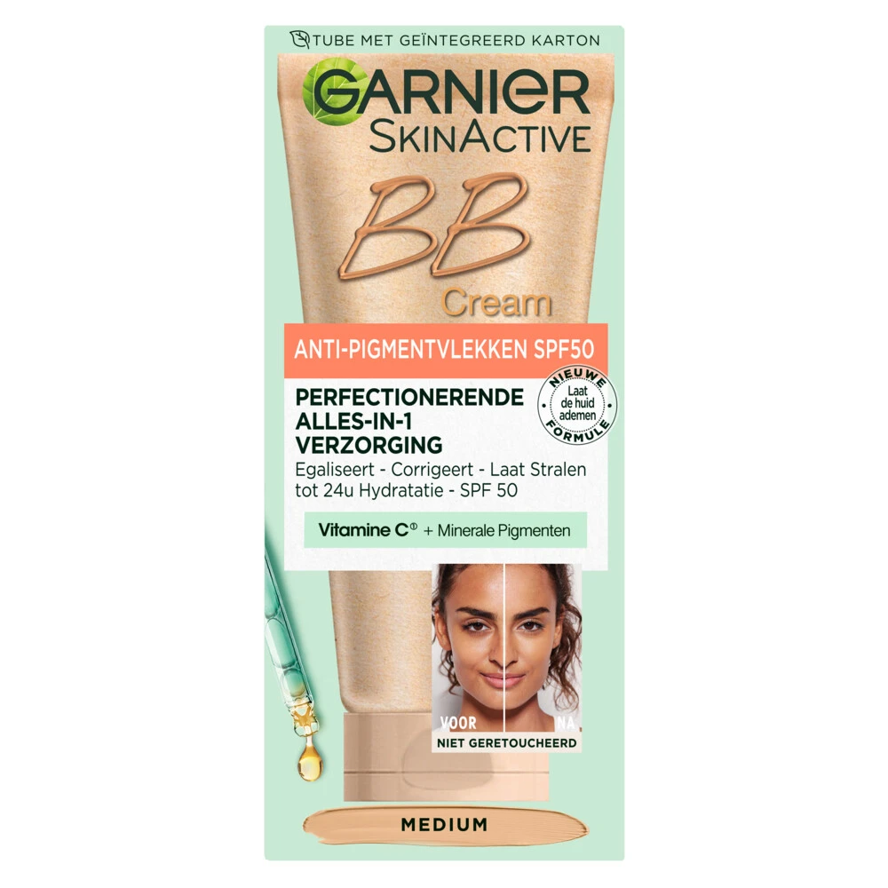 Garnier SkinActive BB Cream SPF 50 Medium 3 Garnier SkinActive BB Cream SPF 50 Medium
