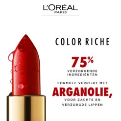 L'Oreal Lu0027Oréal Lippenstift Color Riche Satin 124 Su0027il Vous Plait Rood 9 L'Oreal Lu0027Oréal Lippenstift Color Riche Satin 124 Su0027il Vous Plait Rood -Cosmetica Speciaal Winkel 1019305 4