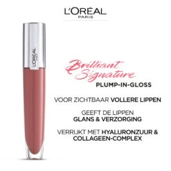 L'Oreal Lu0027Oréal Brilliant Signature Plump- In Gloss 404 Assert 9 L'Oreal Lu0027Oréal Brilliant Signature Plump- In Gloss 404 Assert -Cosmetica Speciaal Winkel 1029639 4