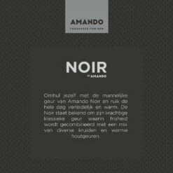 6x Amando Noir Aftershave 9 6x Amando Noir Aftershave -Cosmetica Speciaal Winkel 1030423 4