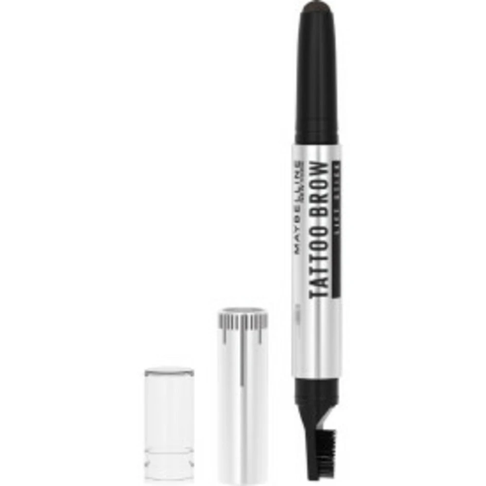 Maybelline Tattoo Brow Lift Stick Wenkbrauwpotlood Met Stylingborstel 05 Black Brown 4 Maybelline Tattoo Brow Lift Stick Wenkbrauwpotlood Met Stylingborstel 05 Black Brown - Afbeelding 2