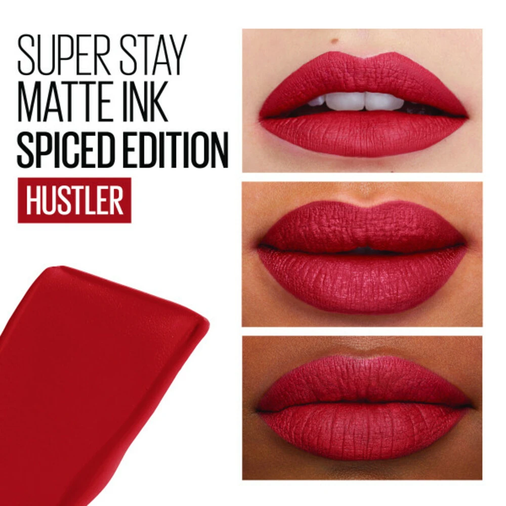 Maybelline SuperStay Matte Ink Lipstick 335 Hustler 6 Maybelline SuperStay Matte Ink Lipstick 335 Hustler - Afbeelding 4