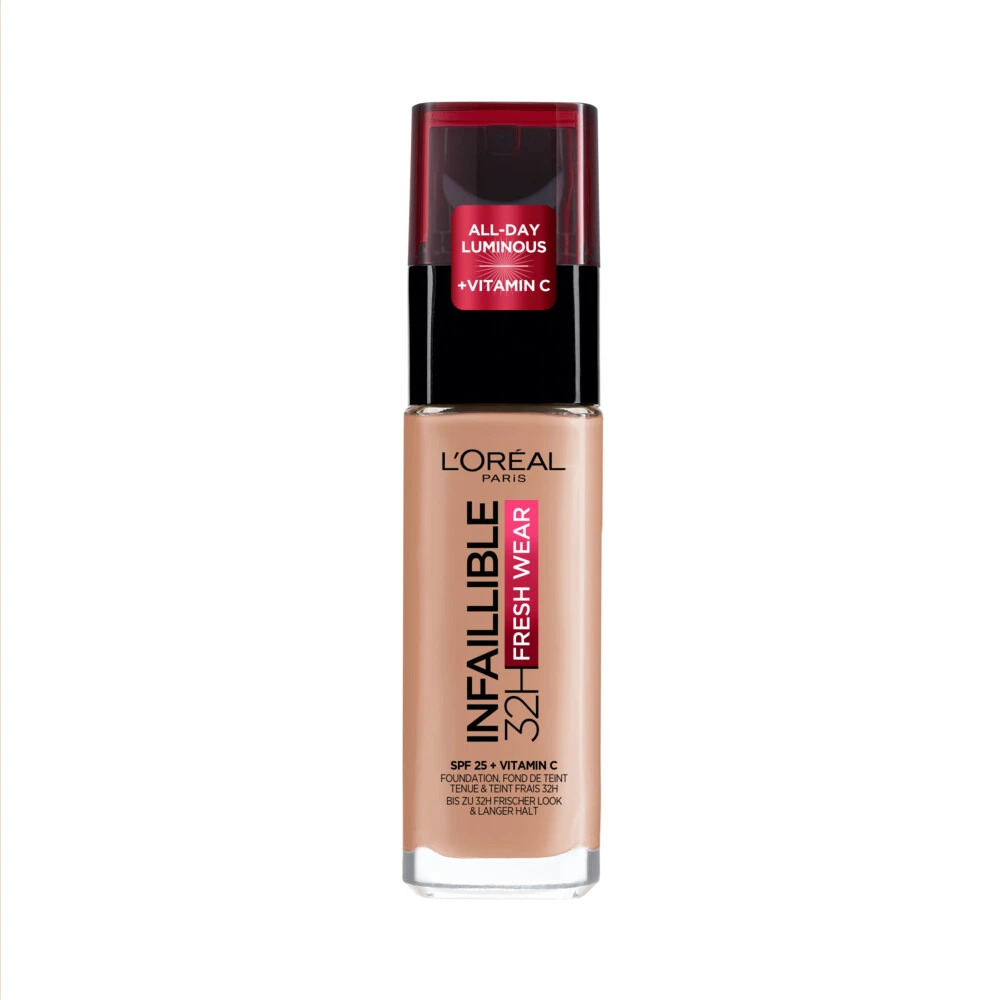L'Oreal Lu0027Oréal Infaillible 32H Fresh Wear Foundation 160 Rose Linen 3 L'Oreal Lu0027Oréal Infaillible 32H Fresh Wear Foundation 160 Rose Linen