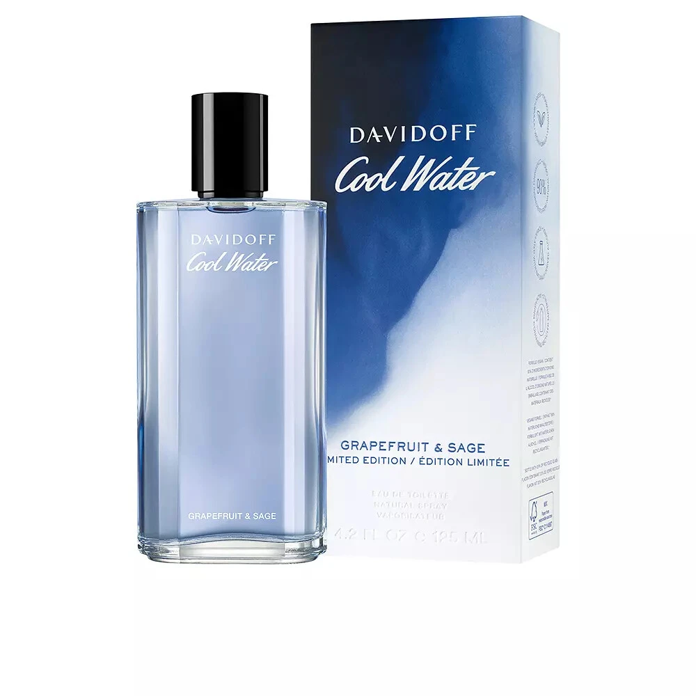 Davidoff Cool Water Grapefruit & Sage Eau De Toilette Spray 3 Davidoff Cool Water Grapefruit & Sage Eau De Toilette Spray