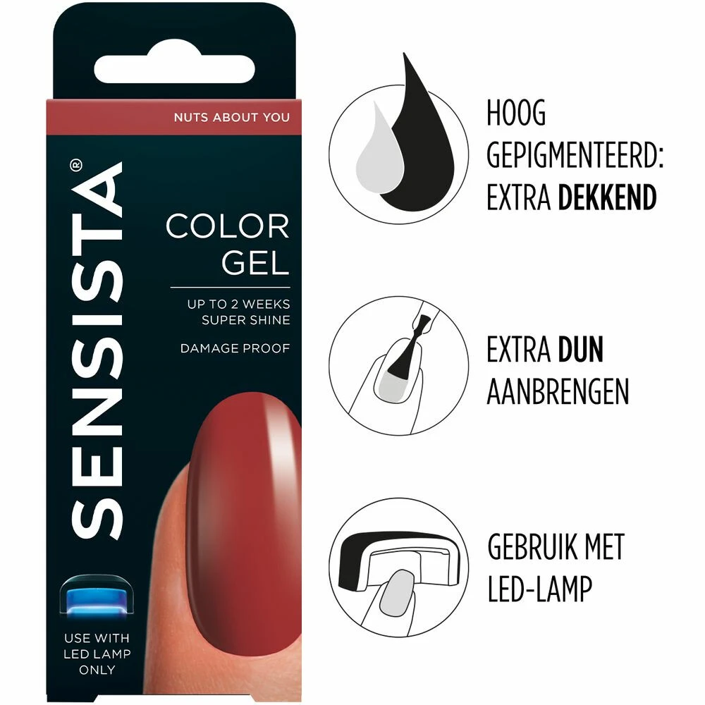 Sensista Color Gel Nuts About You 4 Sensista Color Gel Nuts About You - Afbeelding 2