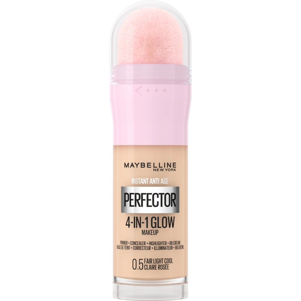 Maybelline Instant Anti-Age Perfector 4-in-1 Glow Fair Light Cool - Primer, Concealer, Highlighter En BB-Cream In één 3 Maybelline Instant Anti-Age Perfector 4-in-1 Glow Fair Light Cool - Primer, Concealer, Highlighter En BB-Cream In één