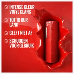 Maybelline MNY Vinyl Ink Lippenstift 30 Unrivaled -Cosmetica Speciaal Winkel 1051420 4