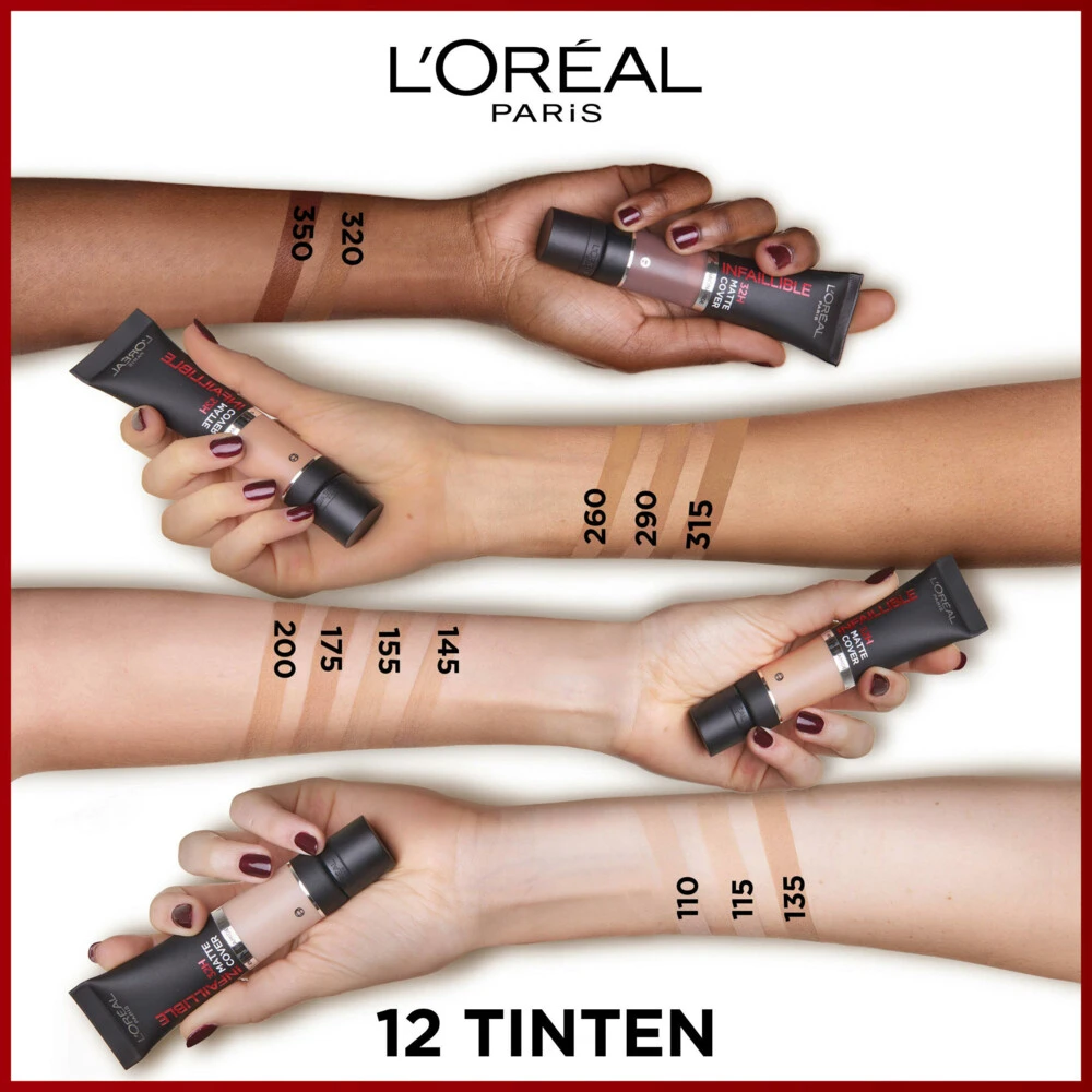 L'Oreal Lu0027Oréal Infaillible 32H Matte Cover Foundation SPF 25 - 315 5 L'Oreal Lu0027Oréal Infaillible 32H Matte Cover Foundation SPF 25 - 315 - Afbeelding 3