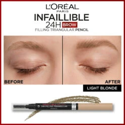 L'Oreal Lu0027Oréal 24H Brow Filling Triangular Pencil 8.0 Light Cool Blond 10 L'Oreal Lu0027Oréal 24H Brow Filling Triangular Pencil 8.0 Light Cool Blond -Cosmetica Speciaal Winkel 1071946 4