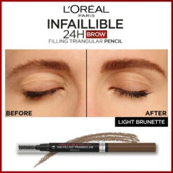 L'Oreal Lu0027Oréal 24H Brow Filling Triangular Pencil 5.0 Light Brunette 10 L'Oreal Lu0027Oréal 24H Brow Filling Triangular Pencil 5.0 Light Brunette -Cosmetica Speciaal Winkel 1071954 4