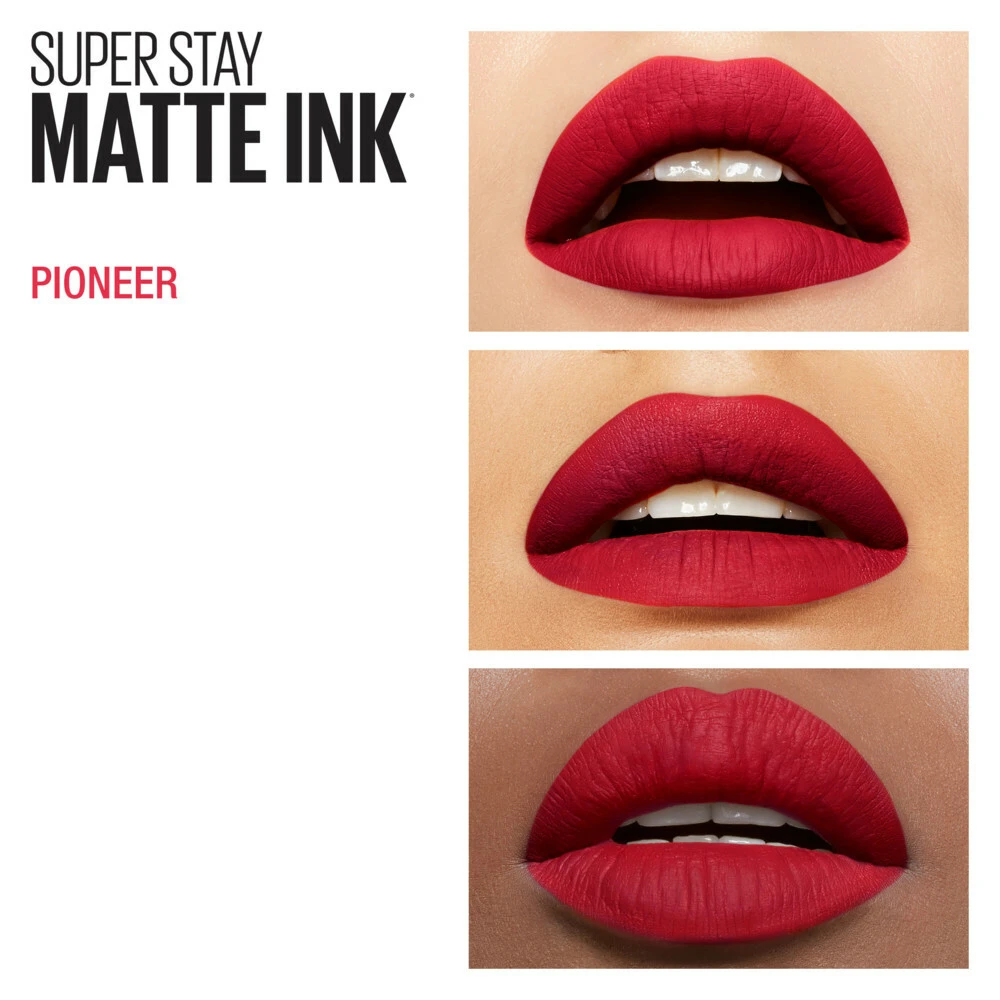 Maybelline SuperStay 24h Matte Ink Lippenstift 20 Pioneer 6 Maybelline SuperStay 24h Matte Ink Lippenstift 20 Pioneer - Afbeelding 4
