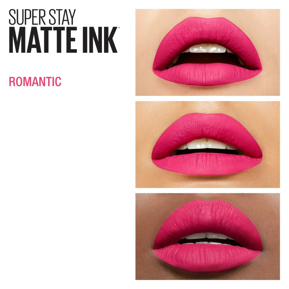 Maybelline SuperStay 24h Matte Ink Lippenstift 30 Romantic 6 Maybelline SuperStay 24h Matte Ink Lippenstift 30 Romantic - Afbeelding 4