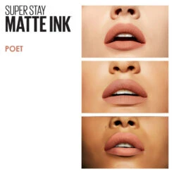Maybelline SuperStay 24h Matte Ink Lippenstift 60 Poet 9 Maybelline SuperStay 24h Matte Ink Lippenstift 60 Poet -Cosmetica Speciaal Winkel 991316 4