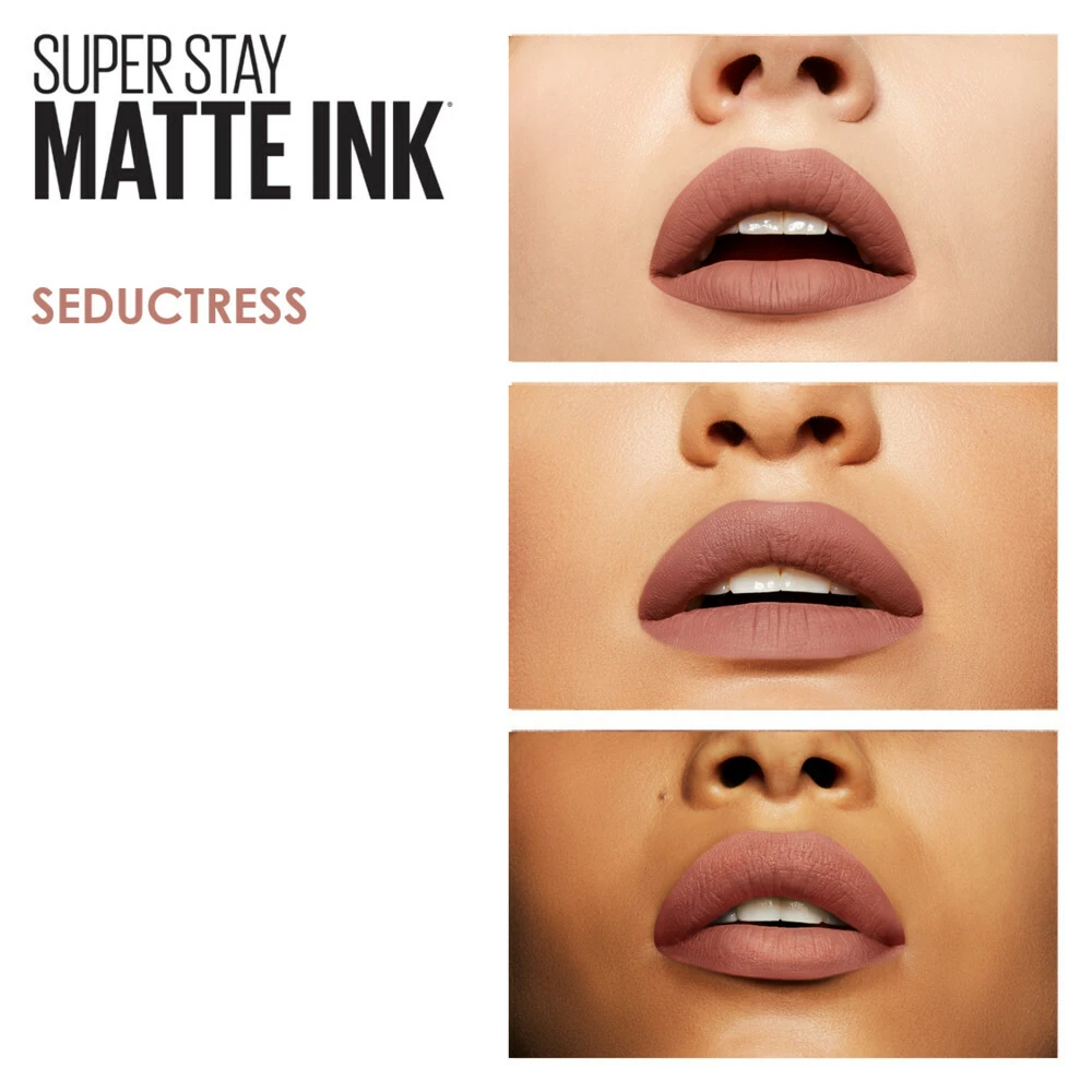 Maybelline SuperStay 24h Matte Ink Lippenstift 65 Seductress 6 Maybelline SuperStay 24h Matte Ink Lippenstift 65 Seductress - Afbeelding 4
