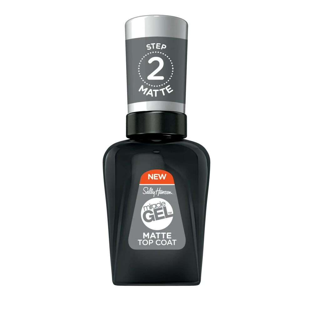Sally Hansen Miracle Gel Top Coat 102 - Matte 3 Sally Hansen Miracle Gel Top Coat 102 - Matte
