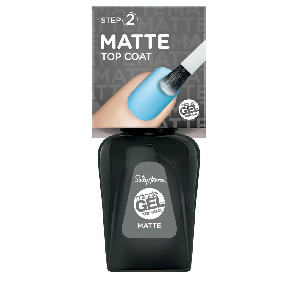 Sally Hansen Miracle Gel Top Coat 102 - Matte 4 Sally Hansen Miracle Gel Top Coat 102 - Matte - Afbeelding 2